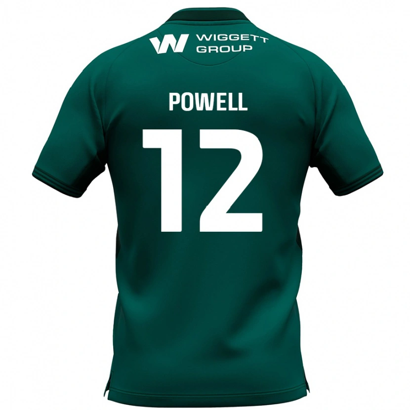 DanxenレディースBeth Powell#12緑アウェイシャツ2024/25ジャージーユニフォーム