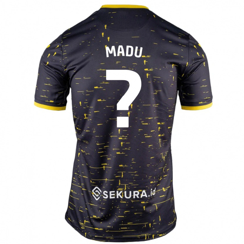 DanxenレディースVictor Madu#0黒 黄アウェイシャツ2024/25ジャージーユニフォーム