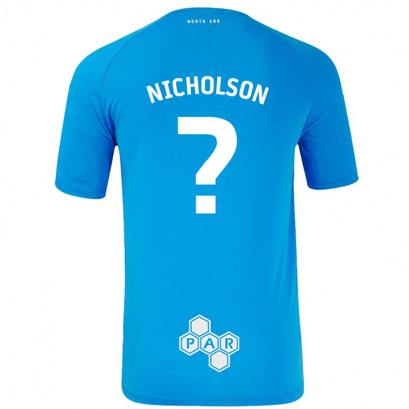 DanxenレディースJoseph Nicholson#0スカイブルーアウェイシャツ2024/25ジャージーユニフォーム