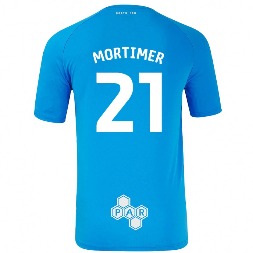 DanxenレディースJodie Mortimer#21スカイブルーアウェイシャツ2024/25ジャージーユニフォーム