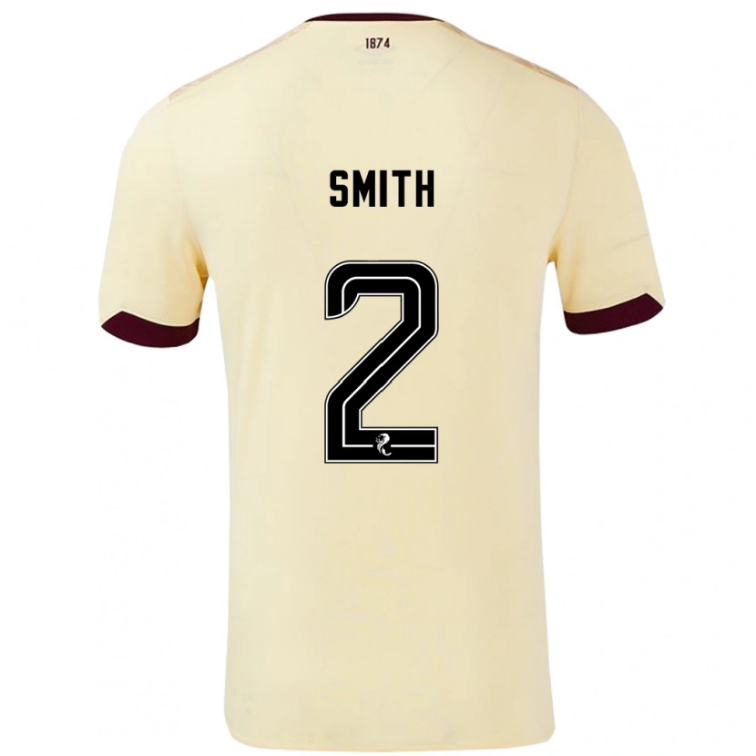 DanxenレディースLucas Smith#2クリームバーガンディアウェイシャツ2024/25ジャージーユニフォーム