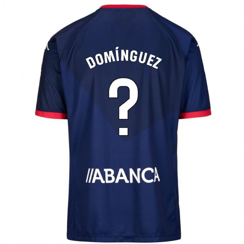 DanxenレディースDavid Domínguez#0ネイビーブルーアウェイシャツ2024/25ジャージーユニフォーム