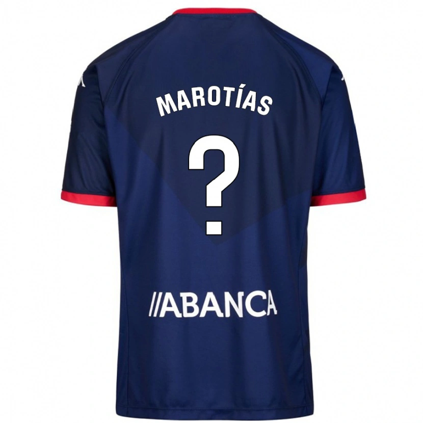 DanxenレディースOscar Marotías#15ネイビーブルーアウェイシャツ2024/25ジャージーユニフォーム