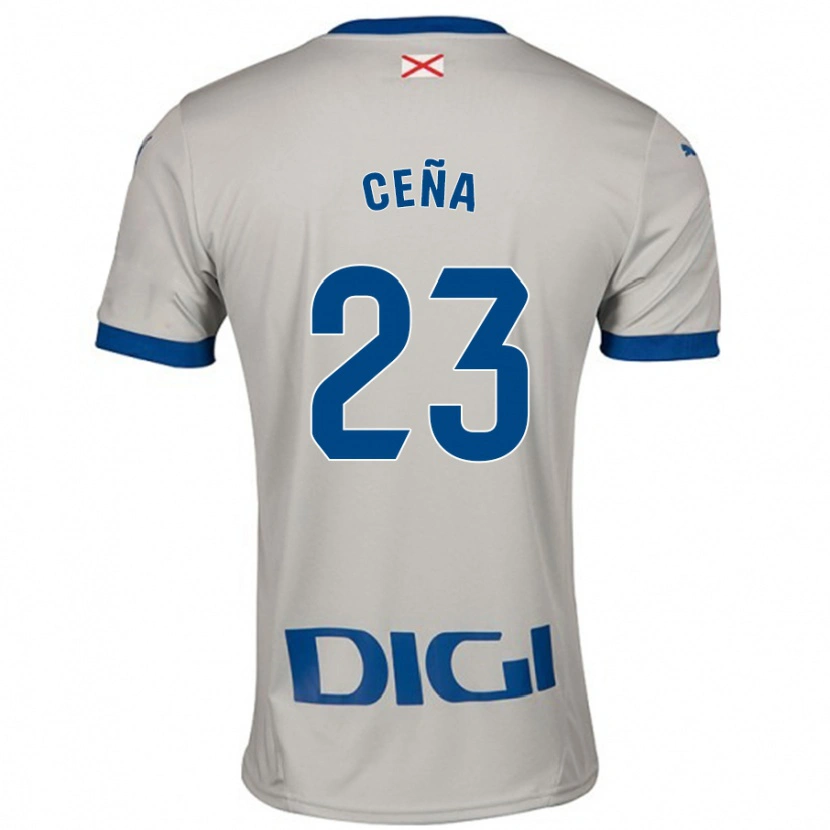 DanxenレディースMarcos Ceña#23ライトグレーアウェイシャツ2024/25ジャージーユニフォーム