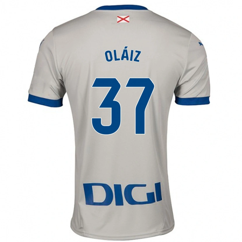 DanxenレディースXanet Oláiz#37ライトグレーアウェイシャツ2024/25ジャージーユニフォーム