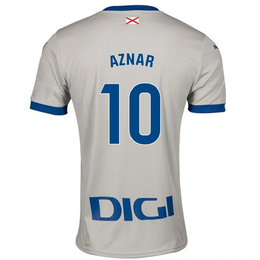Danxenレディースアルバ・アスナール#10ライトグレーアウェイシャツ2024/25ジャージーユニフォーム