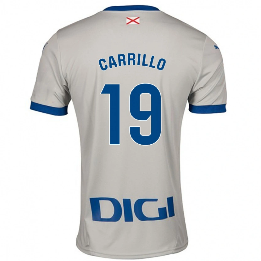 DanxenレディースSara Carrillo#19ライトグレーアウェイシャツ2024/25ジャージーユニフォーム