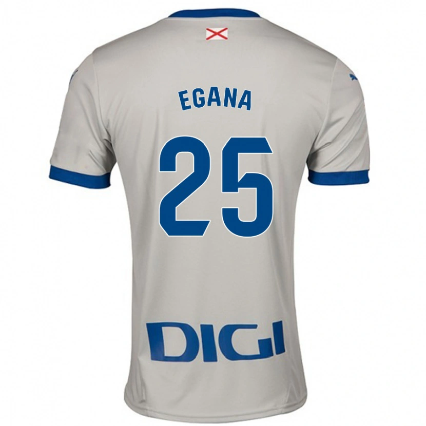 DanxenレディースEider Egaña#25ライトグレーアウェイシャツ2024/25ジャージーユニフォーム