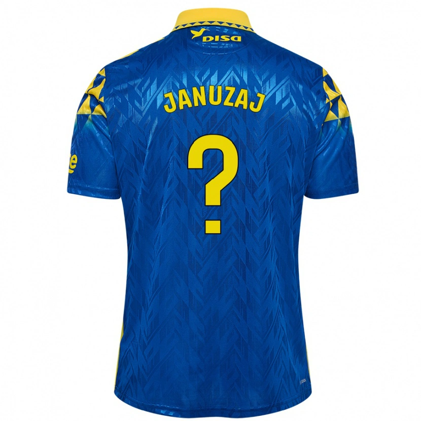 Danxenレディースアドナン・ヤヌザイ#0青 黄アウェイシャツ2024/25ジャージーユニフォーム