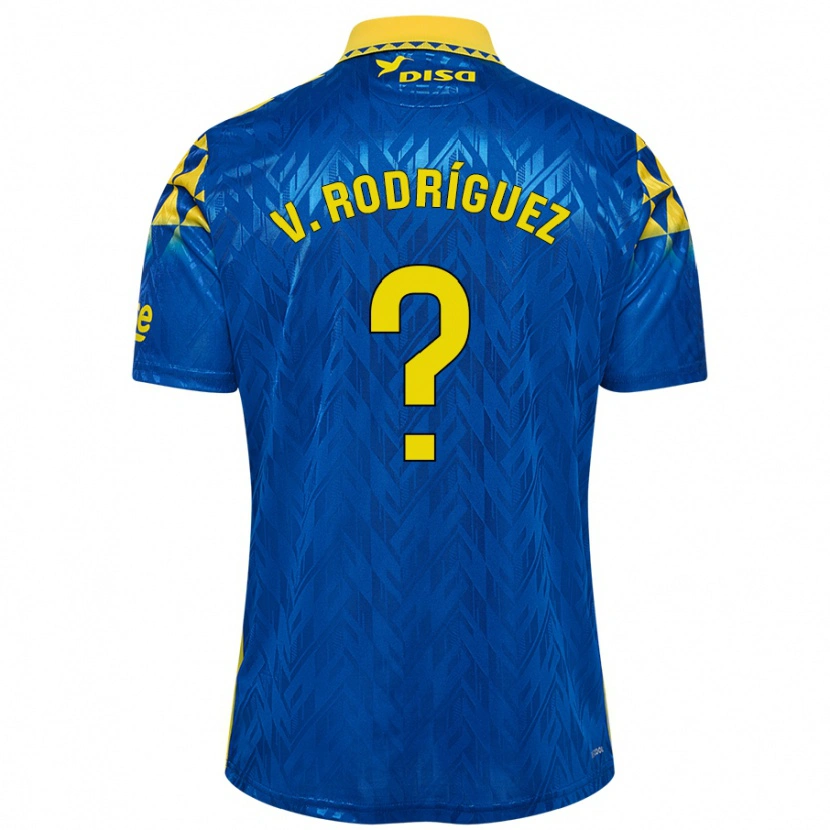 DanxenレディースCarlos Vicente Rodríguez#0青 黄アウェイシャツ2024/25ジャージーユニフォーム