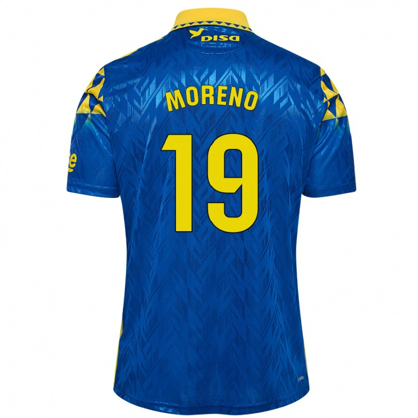 DanxenレディースFernando Moreno#19青 黄アウェイシャツ2024/25ジャージーユニフォーム