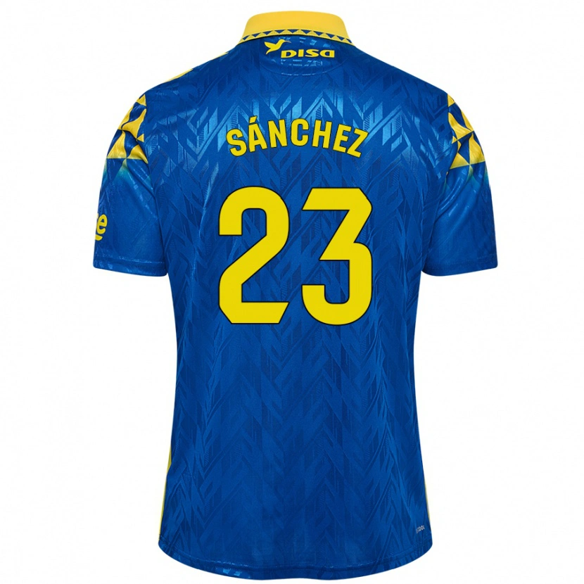 DanxenレディースOmar Sánchez#23青 黄アウェイシャツ2024/25ジャージーユニフォーム