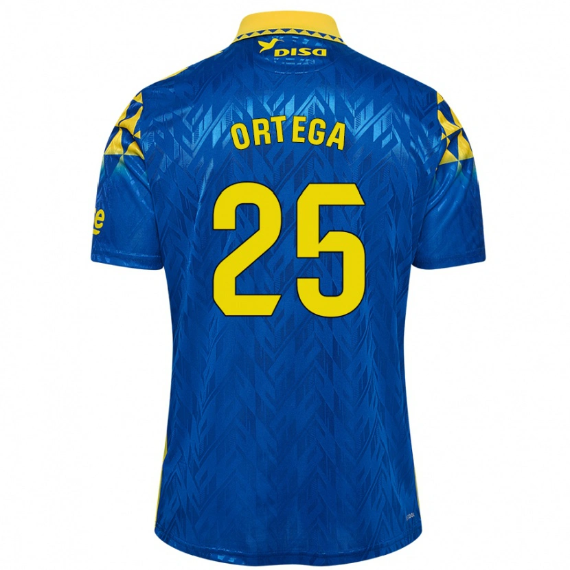 DanxenレディースEdián Ortega#25青 黄アウェイシャツ2024/25ジャージーユニフォーム