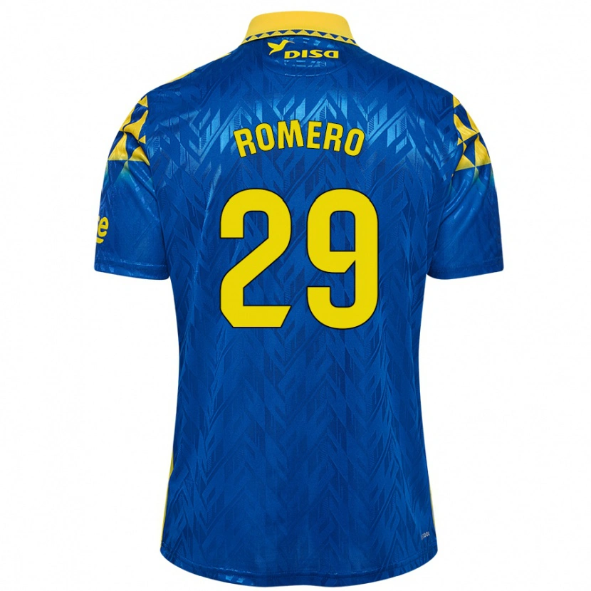DanxenレディースElías Romero#29青 黄アウェイシャツ2024/25ジャージーユニフォーム