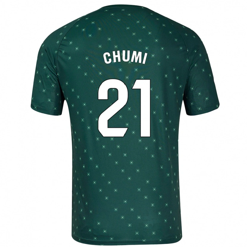 DanxenレディースChumi#21ダークグリーンアウェイシャツ2024/25ジャージーユニフォーム