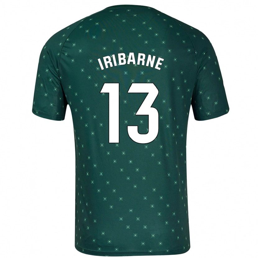 Danxenレディースブルーノ・イリバルネ#13ダークグリーンアウェイシャツ2024/25ジャージーユニフォーム