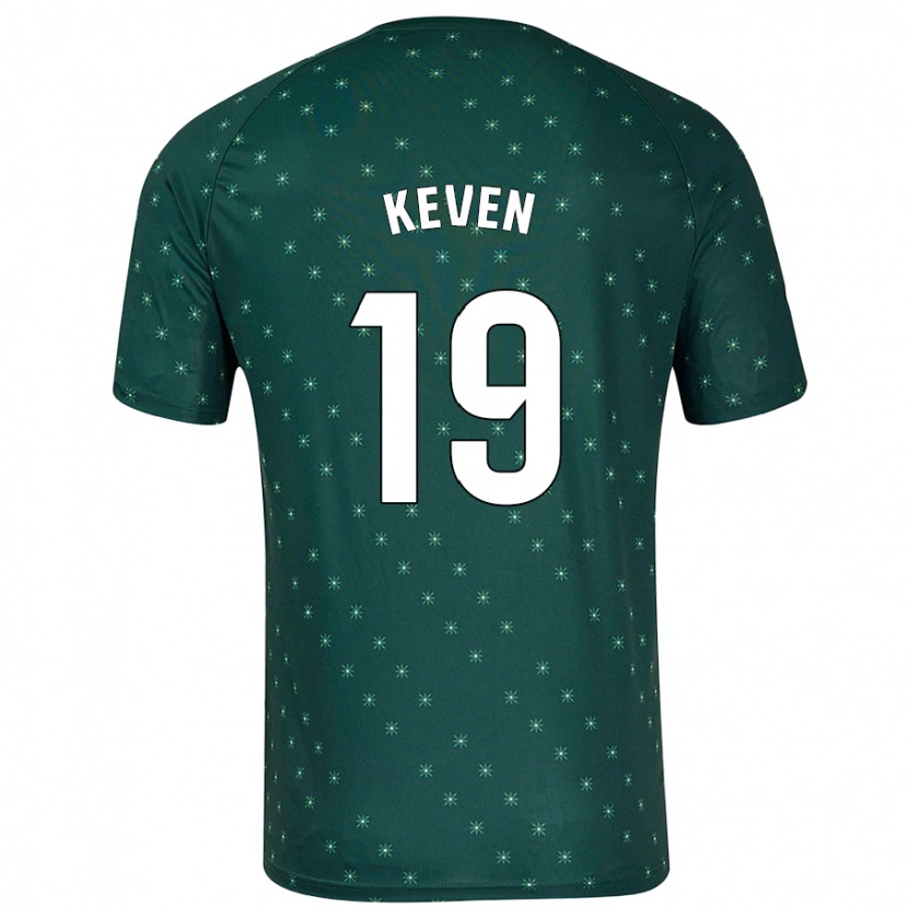 DanxenレディースKeven#19ダークグリーンアウェイシャツ2024/25ジャージーユニフォーム