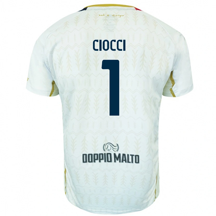 DanxenレディースGiuseppe Ciocci#1白アウェイシャツ2024/25ジャージーユニフォーム