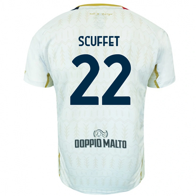 Danxenレディースシモーネ・スクフェット#22白アウェイシャツ2024/25ジャージーユニフォーム
