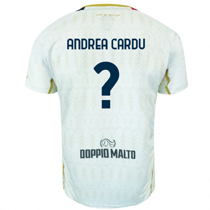 DanxenレディースGian Andrea Cardu#0白アウェイシャツ2024/25ジャージーユニフォーム