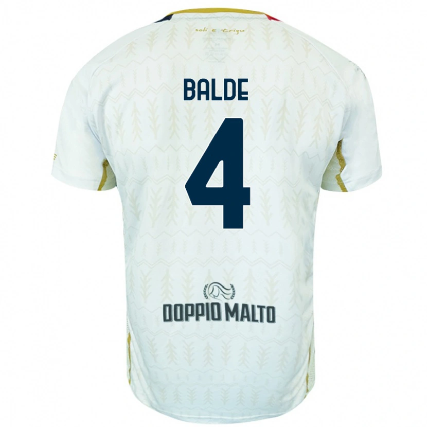 DanxenレディースMamadou Balde#4白アウェイシャツ2024/25ジャージーユニフォーム