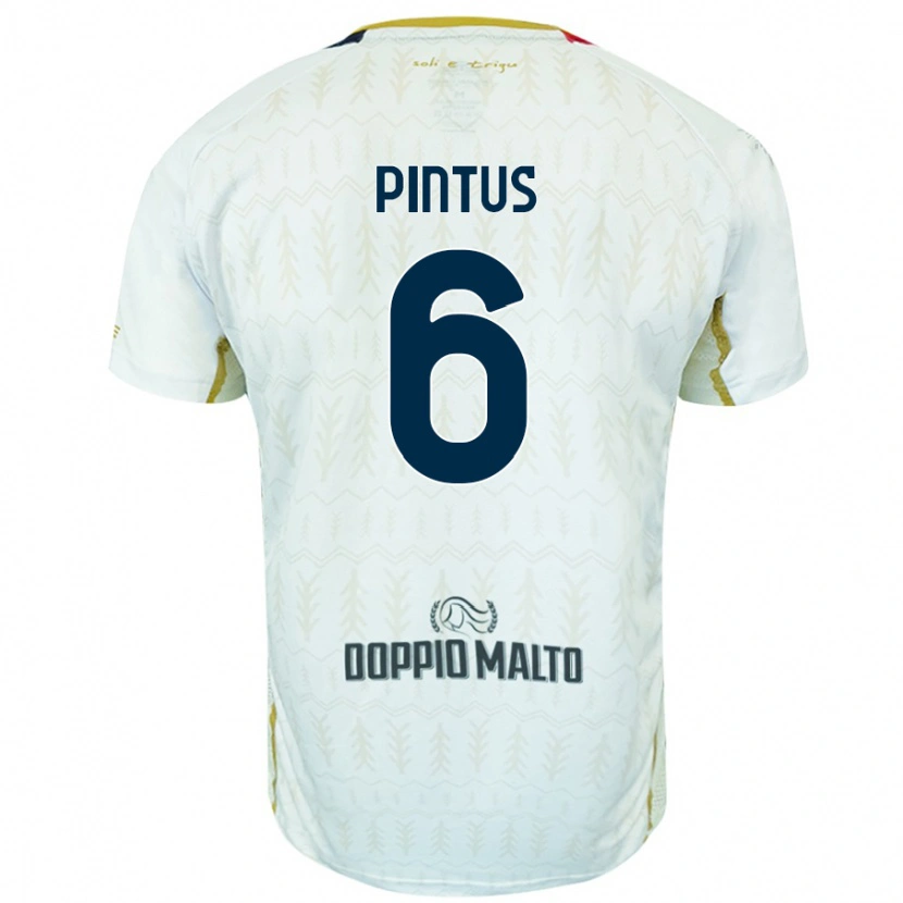 DanxenレディースNicola Pintus#6白アウェイシャツ2024/25ジャージーユニフォーム