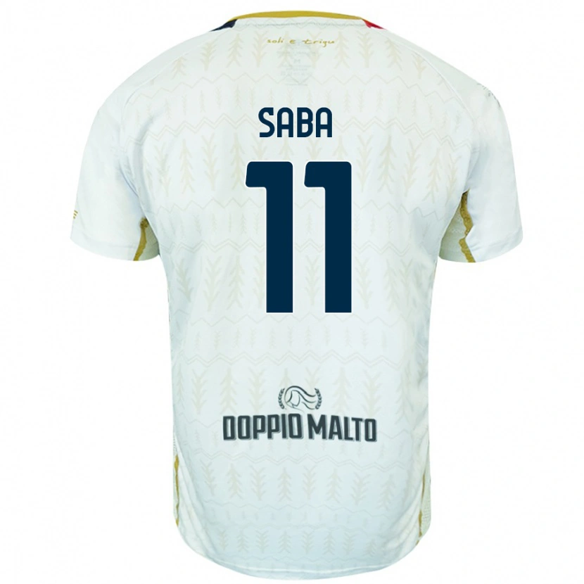 DanxenレディースAlessio Saba#11白アウェイシャツ2024/25ジャージーユニフォーム