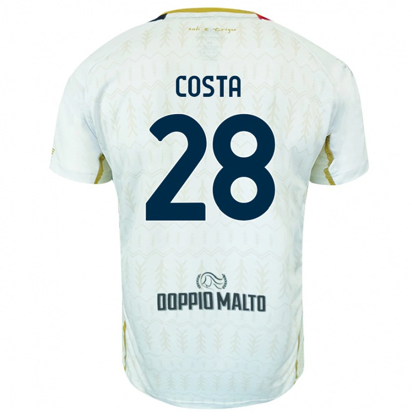 DanxenレディースLuca Costa#28白アウェイシャツ2024/25ジャージーユニフォーム