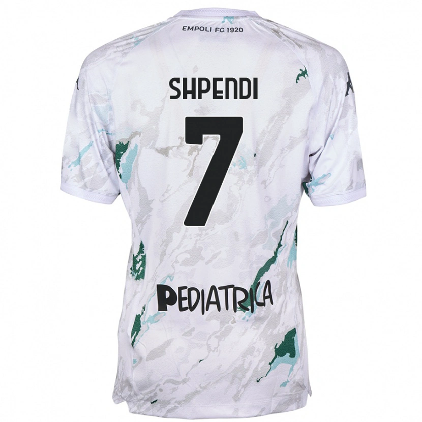 DanxenレディースStiven Shpendi#7グレーアウェイシャツ2024/25ジャージーユニフォーム