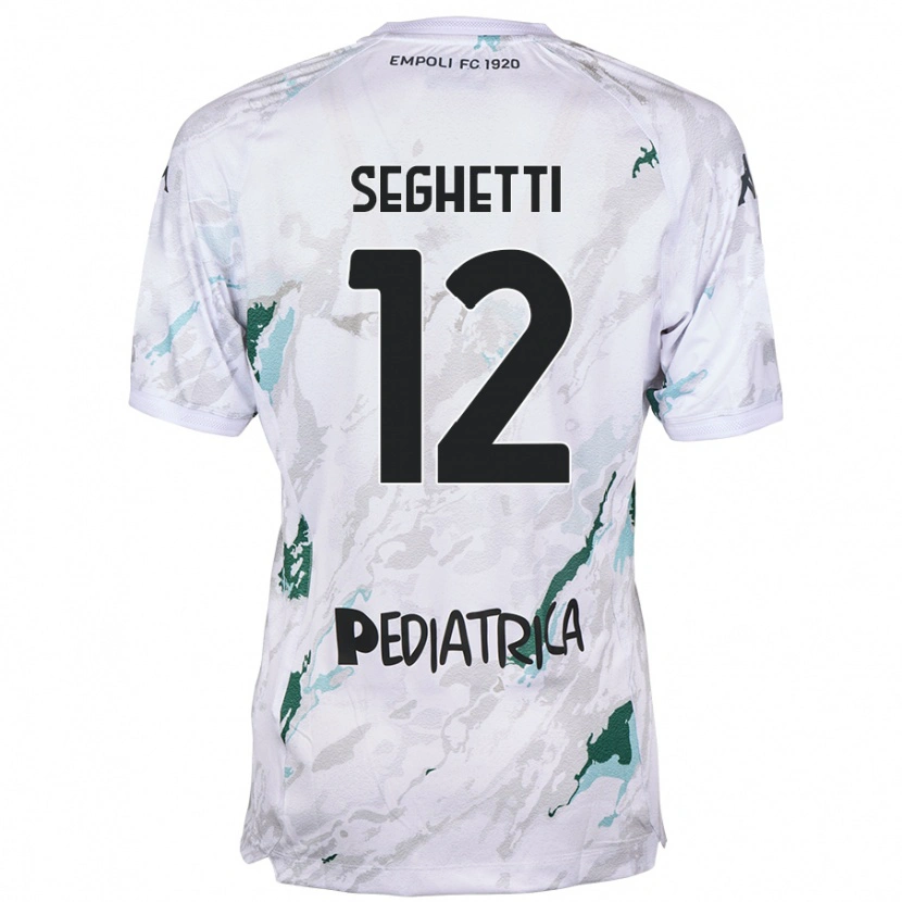 DanxenレディースJacopo Seghetti#12グレーアウェイシャツ2024/25ジャージーユニフォーム