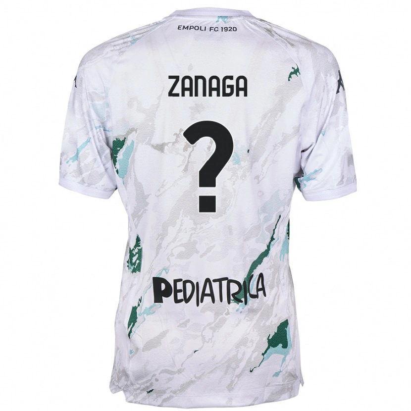 DanxenレディースEdoardo Zanaga#0グレーアウェイシャツ2024/25ジャージーユニフォーム