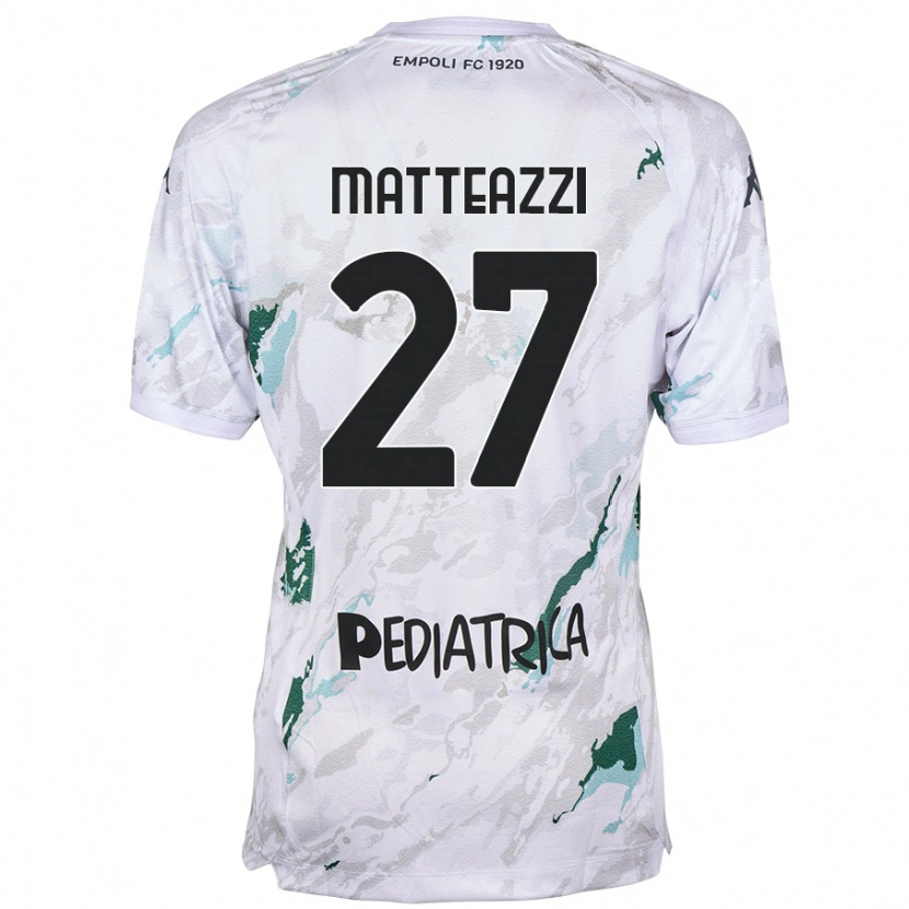 DanxenレディースErnesto Matteazzi#27グレーアウェイシャツ2024/25ジャージーユニフォーム