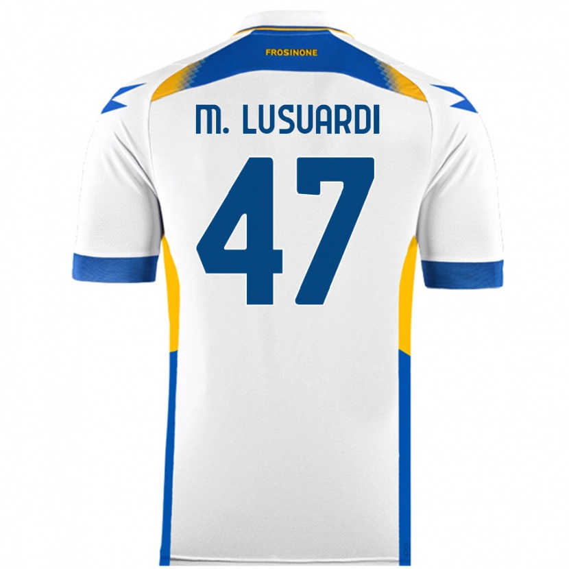 DanxenレディースMateus Lusuardi#47白アウェイシャツ2024/25ジャージーユニフォーム