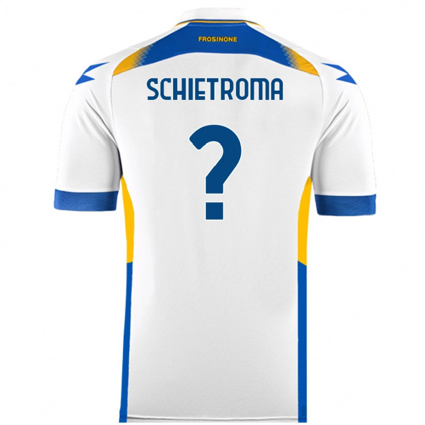 DanxenレディースLorenzo Schietroma#0白アウェイシャツ2024/25ジャージーユニフォーム