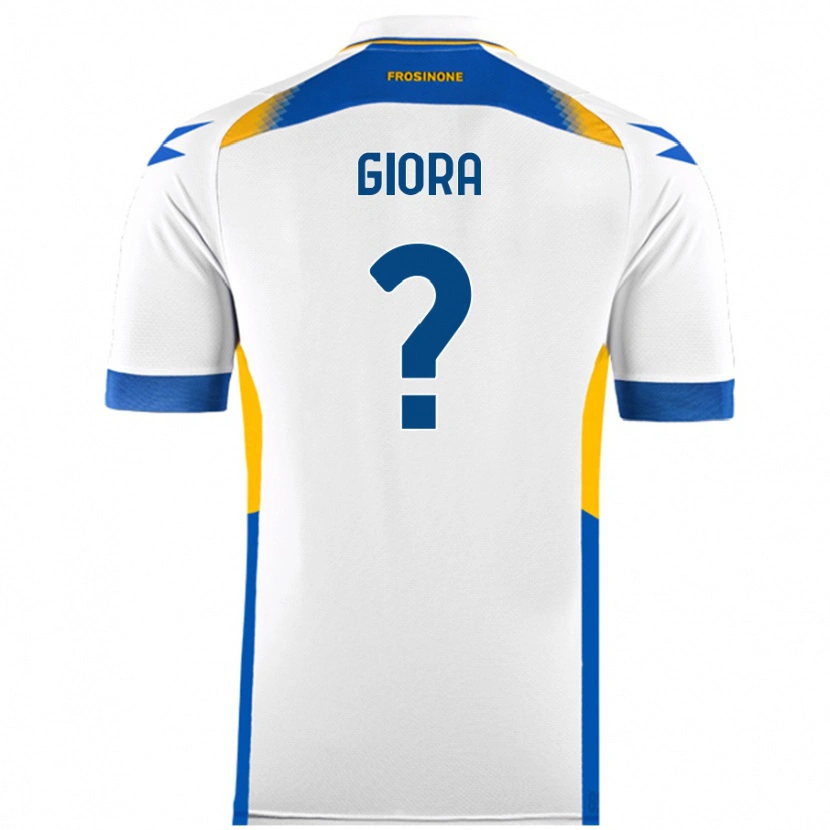 DanxenレディースFederico Giora#0白アウェイシャツ2024/25ジャージーユニフォーム