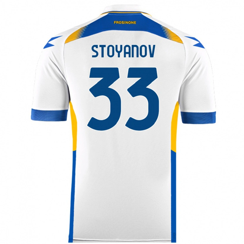 DanxenレディースSteliyan Stoyanov#33白アウェイシャツ2024/25ジャージーユニフォーム