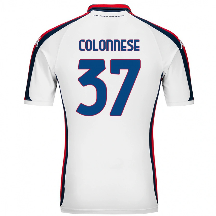 DanxenレディースLorenzo Colonnese#37白アウェイシャツ2024/25ジャージーユニフォーム