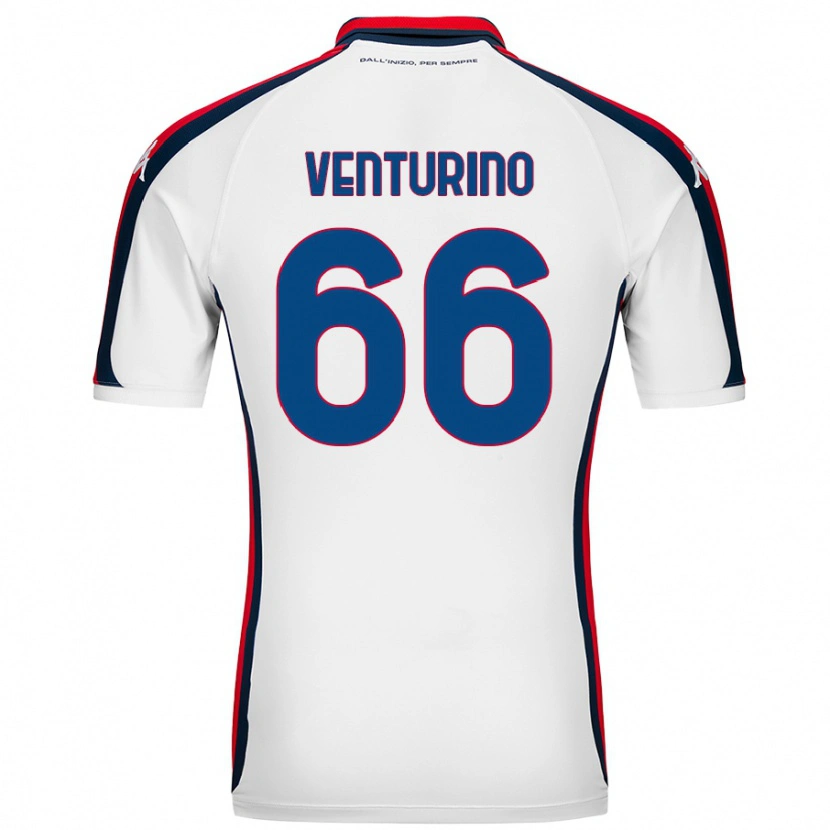 DanxenレディースLorenzo Venturino#66白アウェイシャツ2024/25ジャージーユニフォーム