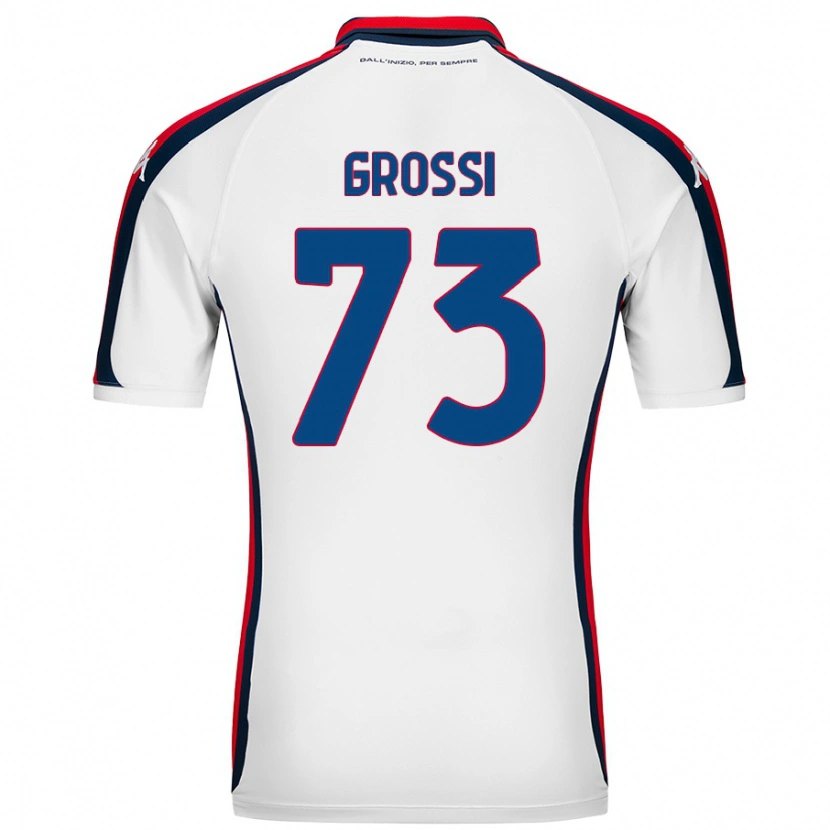 DanxenレディースJacopo Grossi#73白アウェイシャツ2024/25ジャージーユニフォーム
