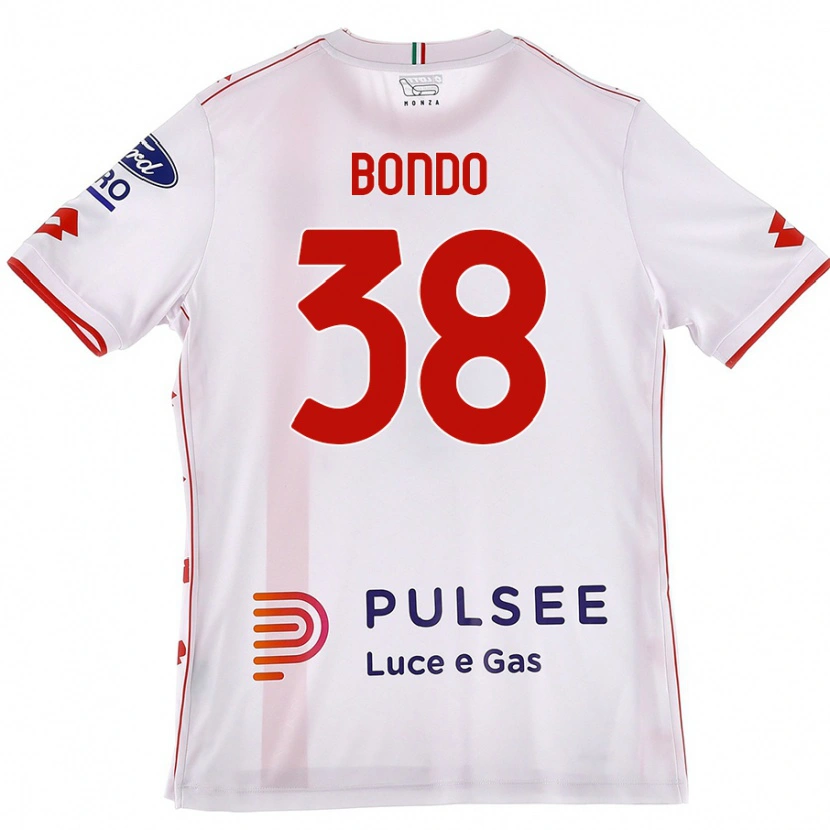 DanxenレディースWarren Bondo#38白 赤アウェイシャツ2024/25ジャージーユニフォーム