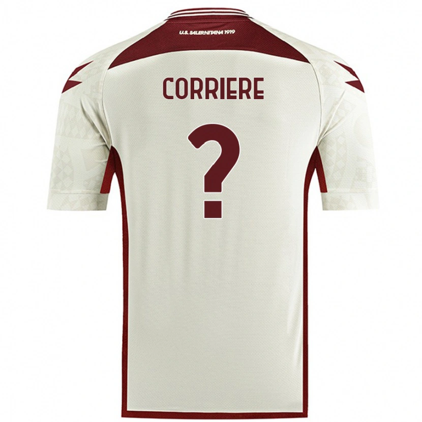 DanxenレディースFrancesco Corriere#0クリームカラーアウェイシャツ2024/25ジャージーユニフォーム