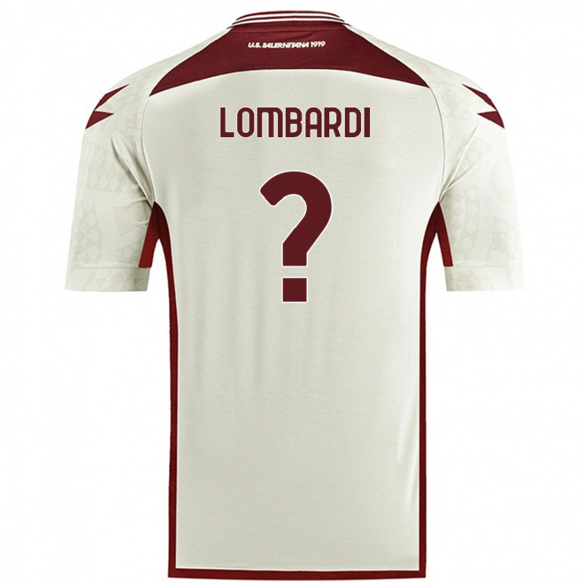 DanxenレディースLorenzo Lombardi#0クリームカラーアウェイシャツ2024/25ジャージーユニフォーム