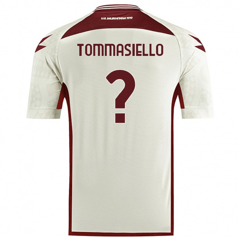 DanxenレディースFrancesco Tommasiello#0クリームカラーアウェイシャツ2024/25ジャージーユニフォーム