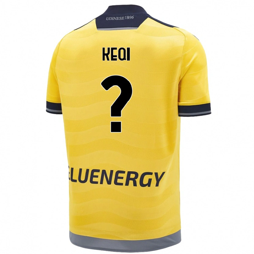 DanxenレディースAndrea Keqi#0ゴールデンアウェイシャツ2024/25ジャージーユニフォーム