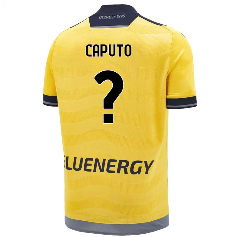 DanxenレディースLuigi Caputo#0ゴールデンアウェイシャツ2024/25ジャージーユニフォーム