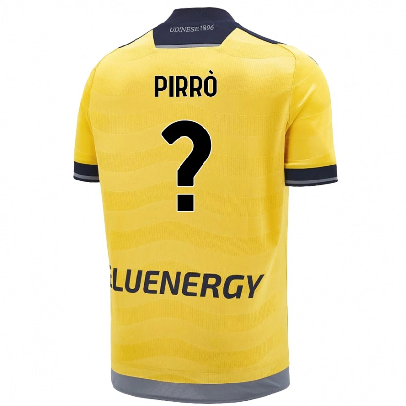 DanxenレディースAntonio Pirrò#0ゴールデンアウェイシャツ2024/25ジャージーユニフォーム