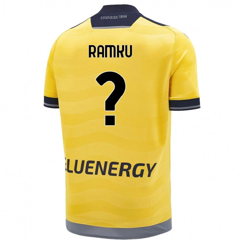 DanxenレディースAlex Ramku#0ゴールデンアウェイシャツ2024/25ジャージーユニフォーム
