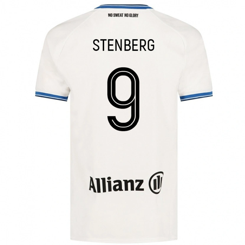 DanxenレディースHanna Stenberg#9白アウェイシャツ2024/25ジャージーユニフォーム