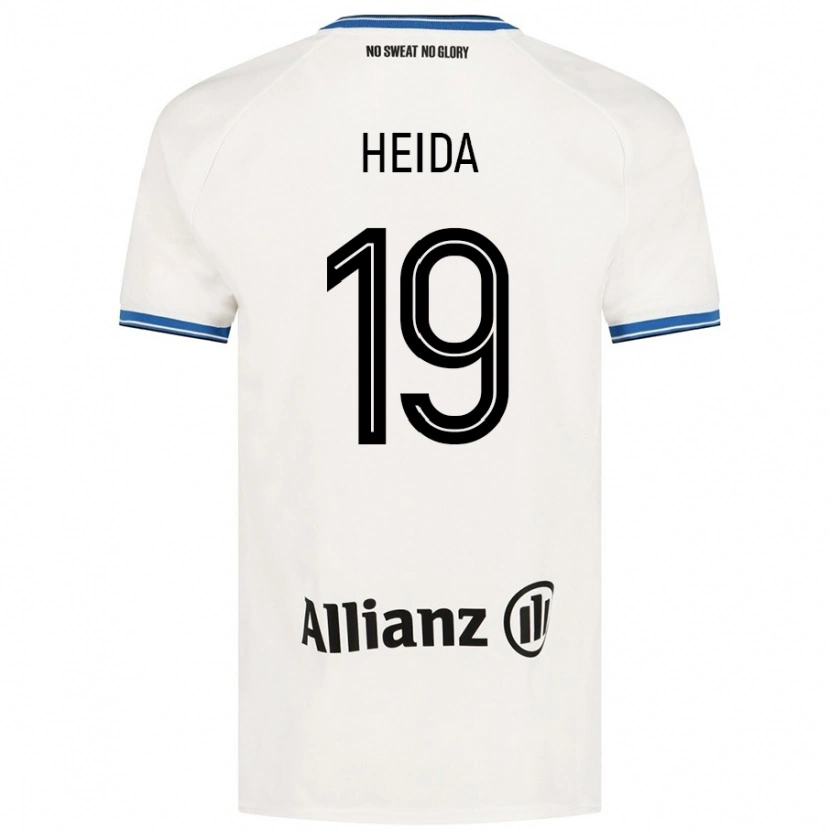 DanxenレディースJade Heida#19白アウェイシャツ2024/25ジャージーユニフォーム