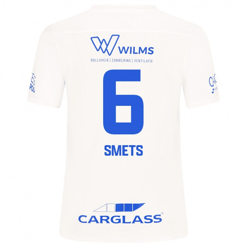 DanxenレディースMatte Smets#6白アウェイシャツ2024/25ジャージーユニフォーム